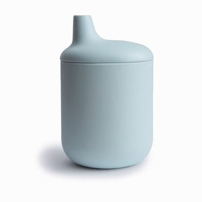 Taza Aprendizaje Silicona Solid Powder Blue - Mushie