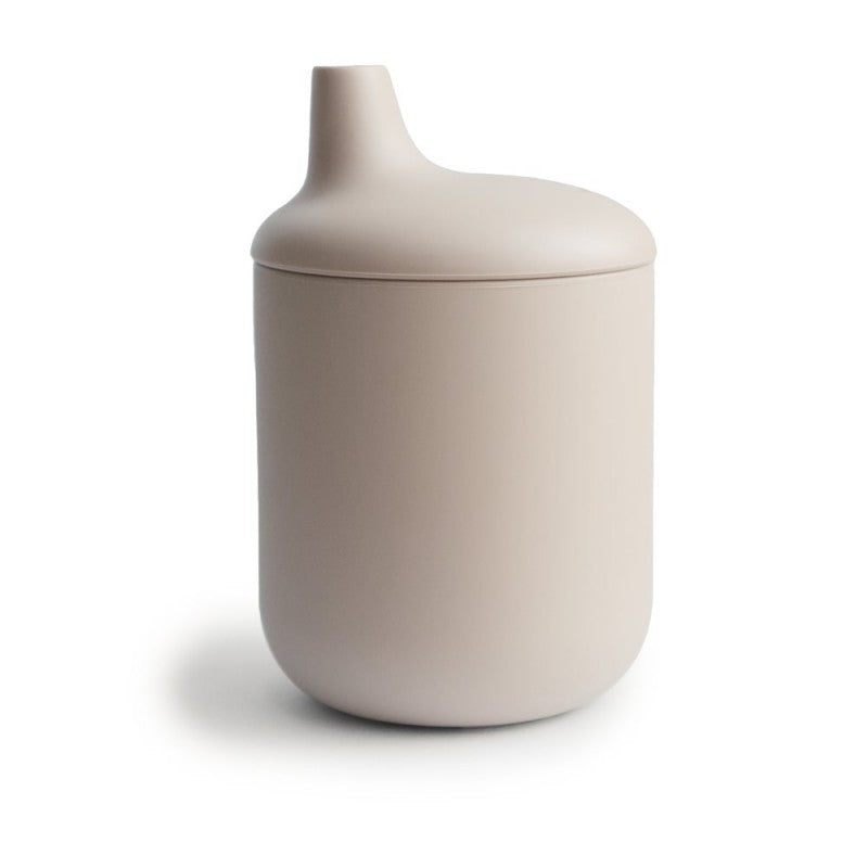 Taza Aprendizaje Silicona Solid Sand - Mushie
