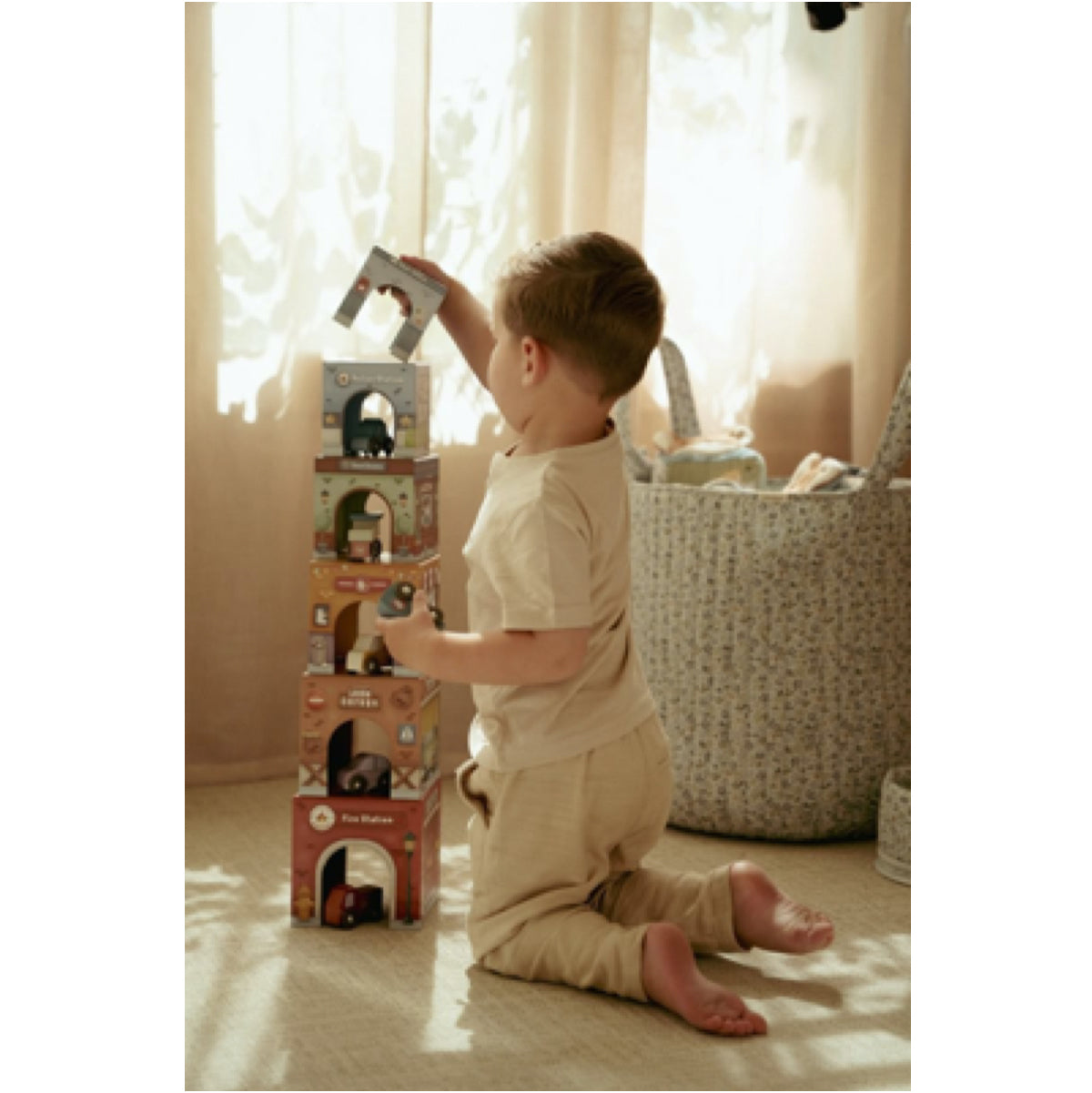 Torre Encajable Ciudad con Coches - Little Dutch