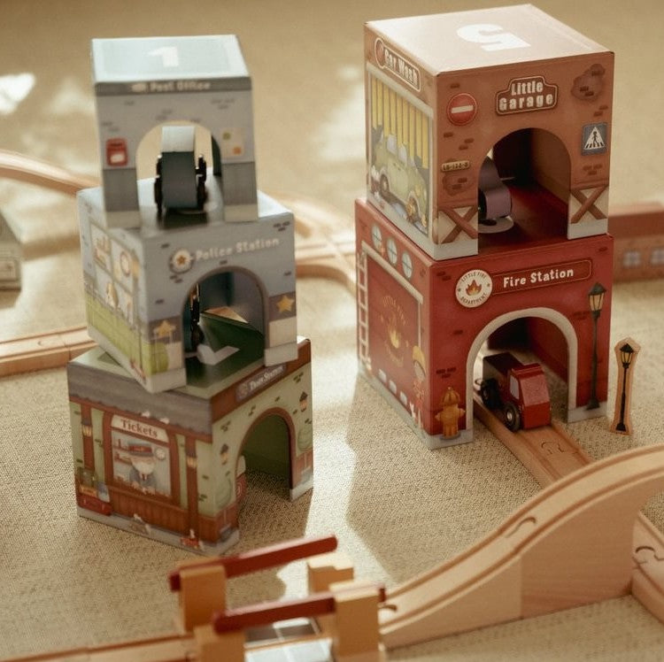 Torre Encajable Ciudad con Coches - Little Dutch