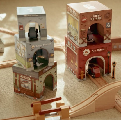 Torre Encajable Ciudad con Coches - Little Dutch
