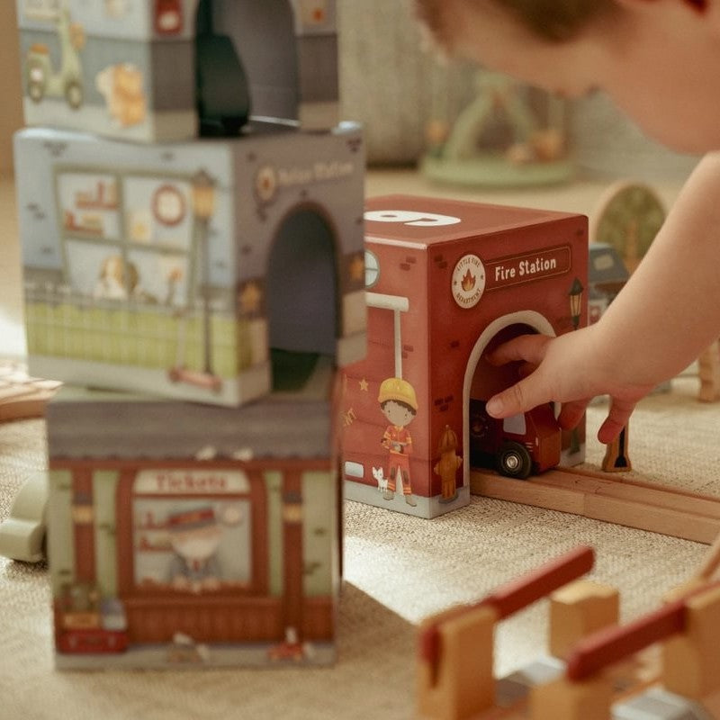 Torre Encajable Ciudad con Coches - Little Dutch