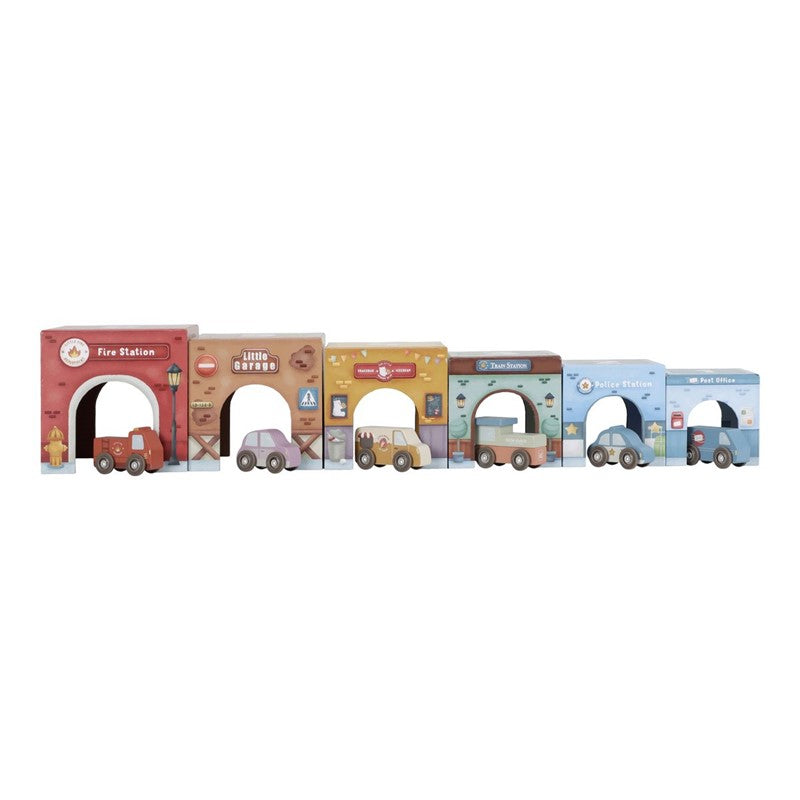 Torre Encajable Ciudad con Coches - Little Dutch