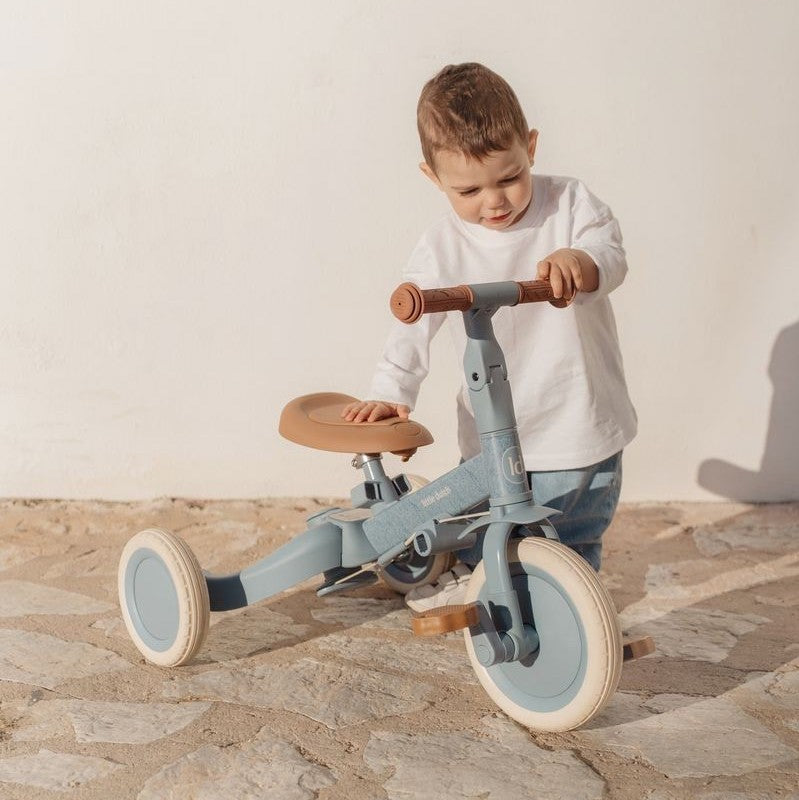 Triciclo con Barra Safari Dreams Azul - Little Dutch