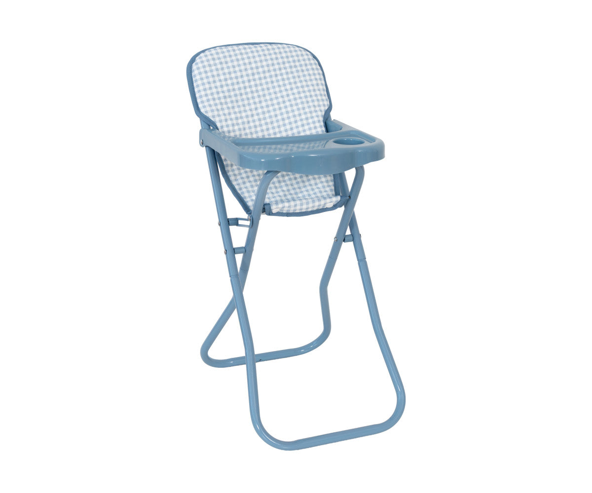 Trona de Muñecas Vichy Azul - Monnëka
