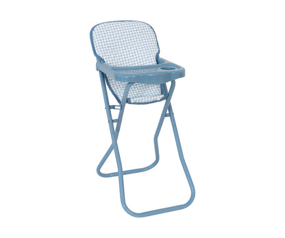 Trona de Muñecas Vichy Azul - Monnëka