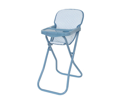 Trona de Muñecas Vichy Azul - Monnëka