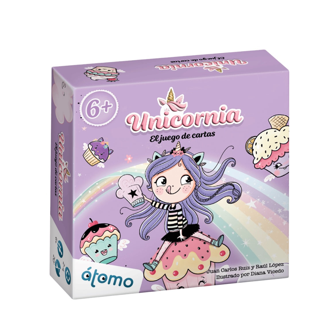 Unicornia, Juego de Cartas - Átomo Games