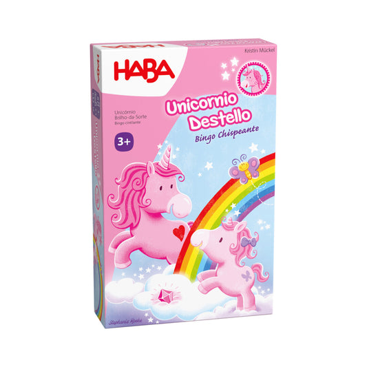Unicornio Destello: Bingo Chispeante - Haba