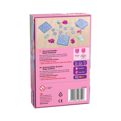 Unicornio Destello: Bingo Chispeante - Haba