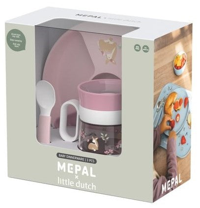 Vajilla Bebé 3 piezas Mio Fairy Garden - Little Dutch