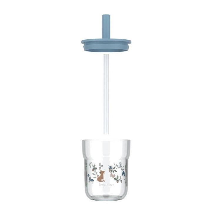 Vaso con Pajita 250 ml Forest Friends - Little Dutch