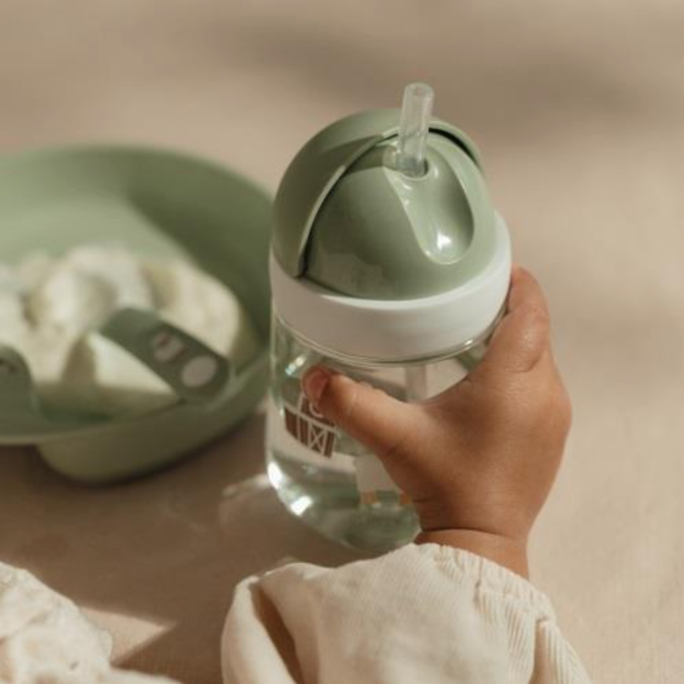Vaso con Pajita 300 ml Little Farm - Little Dutch