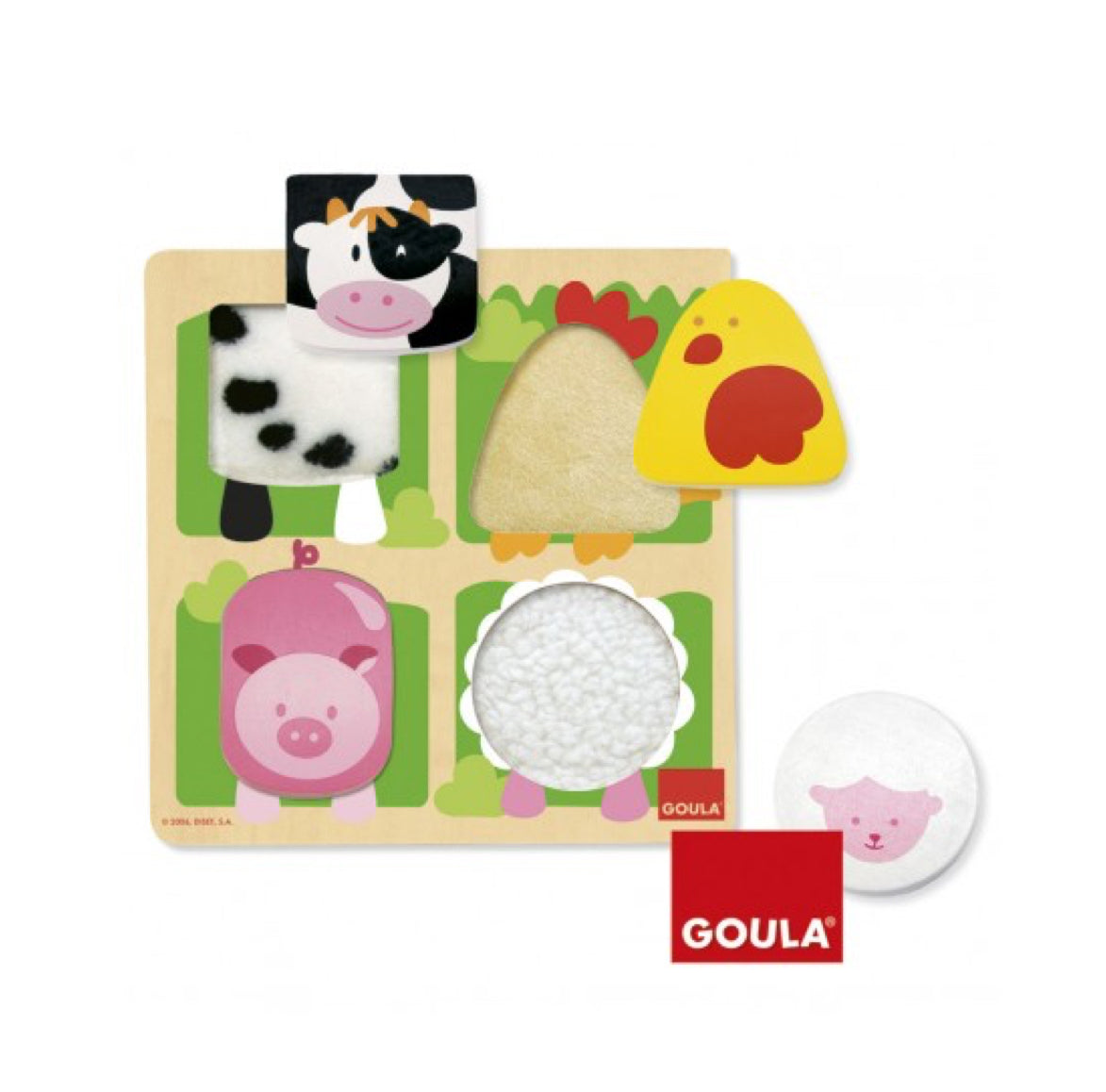 Puzzle Granja Tela de Goula