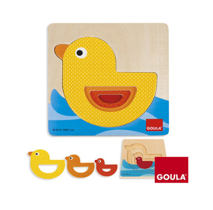 Puzzle Pato Decreciente de Goula