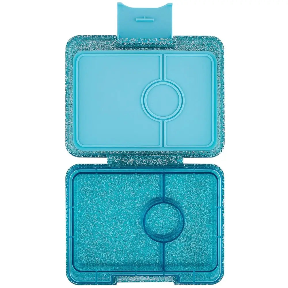 Yumbox Snack 3 Compartimentos Glitter Blue