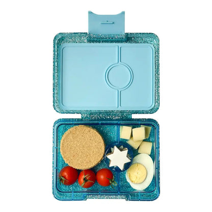 Yumbox Snack 3 Compartimentos Glitter Blue