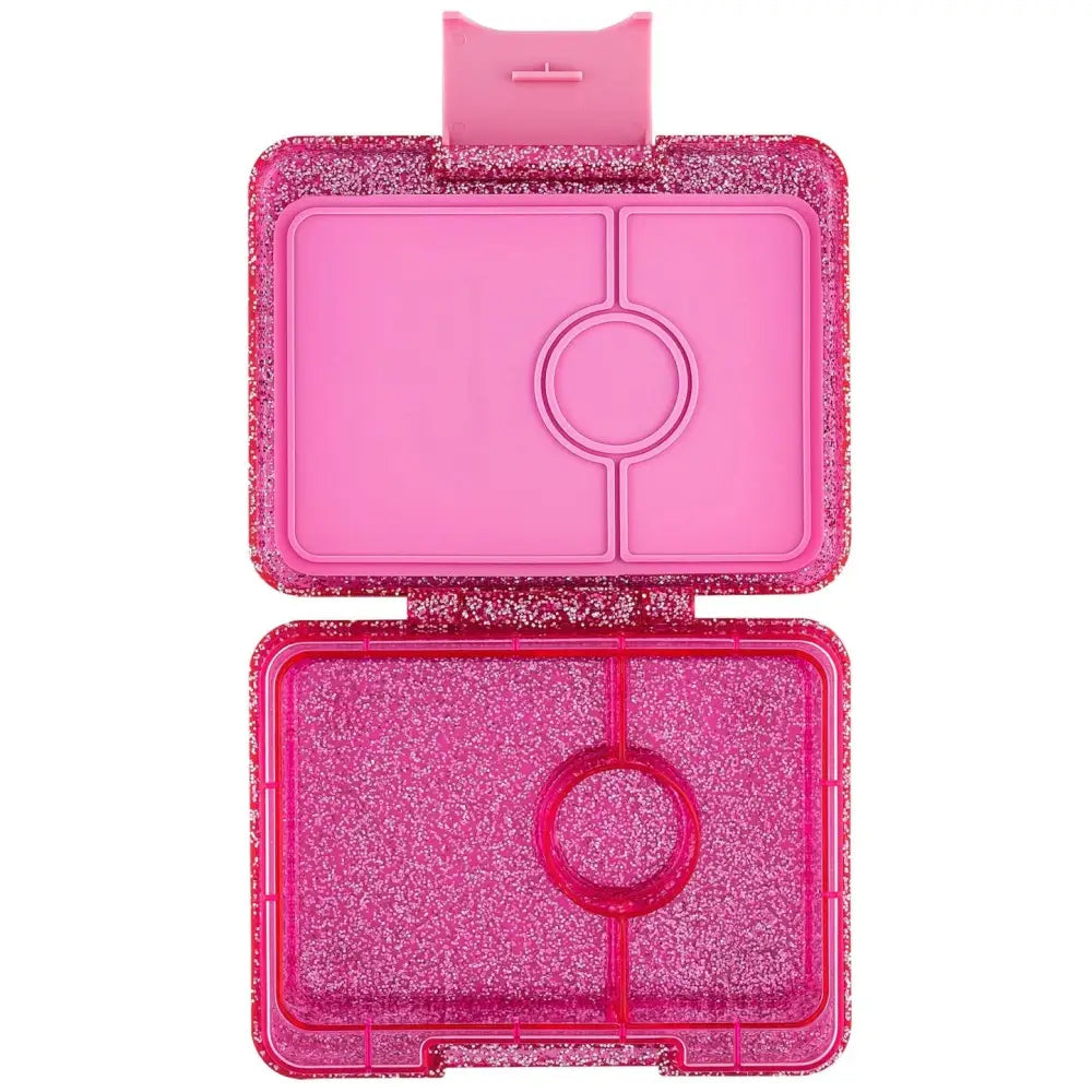 Yumbox Snack 3 Compartimentos Glitter Pink
