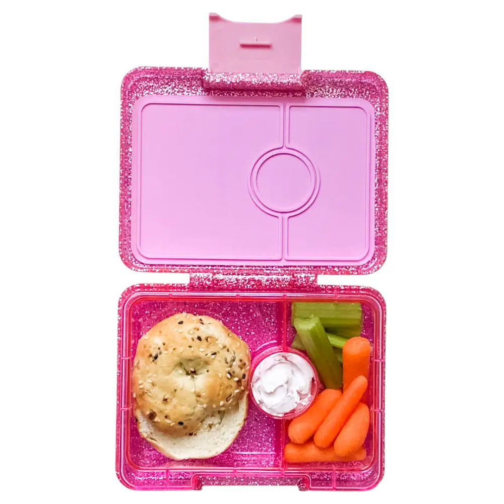 Yumbox Snack 3 Compartimentos Glitter Pink
