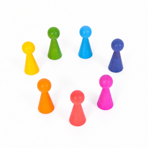 Figuras de Madera de Colores - Tickit