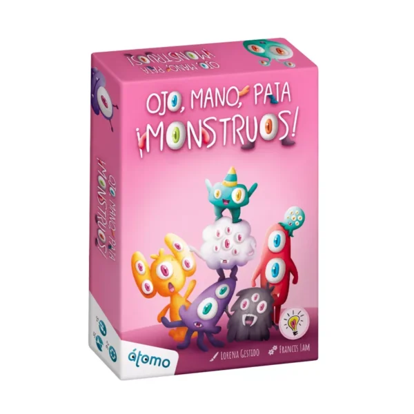 juego de mesa ojo, mano, pata monstruos de átomo games