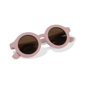 Gafas de Sol Infantiles Redondas Rosa +2 años de Little Dutch