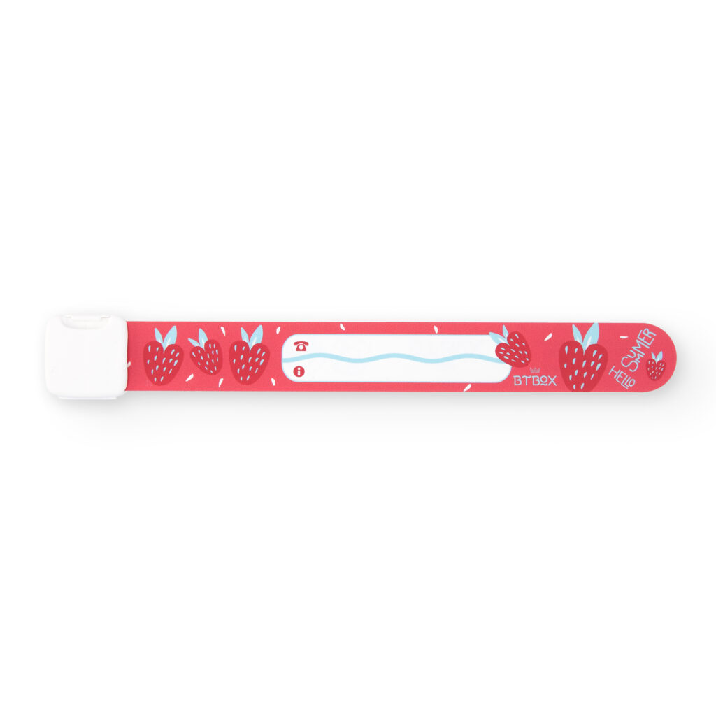 Pulsera Infoband Strawberries de BTBOX