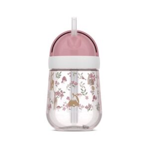 Vaso con Pajita 300 ml Fairy Garden - Little Dutch