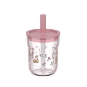 Vaso con Pajita 250 ml Fairy Garden - Little Dutch