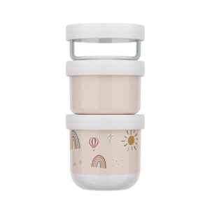 Cajas Snack Apilables Arcoíris - Mepal