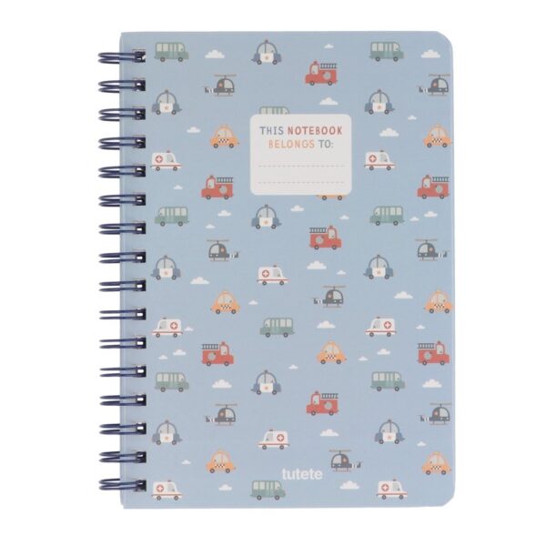 Libreta Escolar City Cars - Tutete