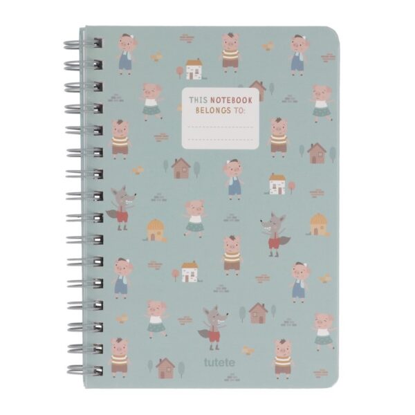 Libreta Escolar Los Tres Cerditos - Tutete