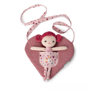 Muñeca Aline con Bolsa Corazón - Lilliputiens