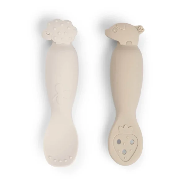 Set de Cucharas de Aprendizaje beige - Done By Deer