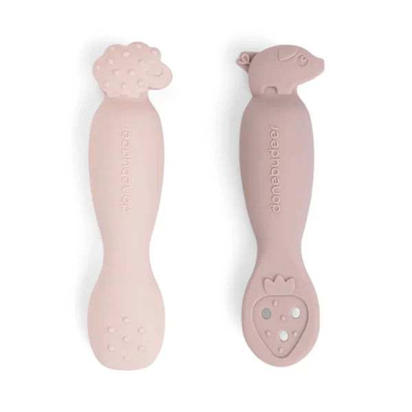 Set de Cucharas de Aprendizaje Rosa - Done By Deer
