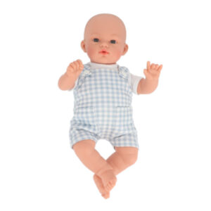 Muñeco Mateo Vichy Azul - Monnëka