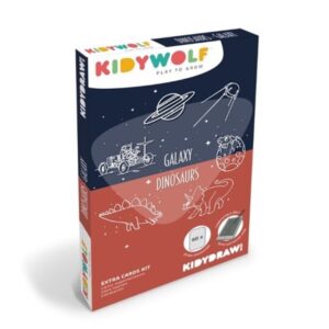 Plantillas Kidydraw Dinosaurios-Galaxia - Kidywolf