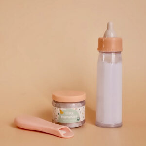 Pack Potito Cereales y Biberón Mágico para Muñecas - Tiny Harlow