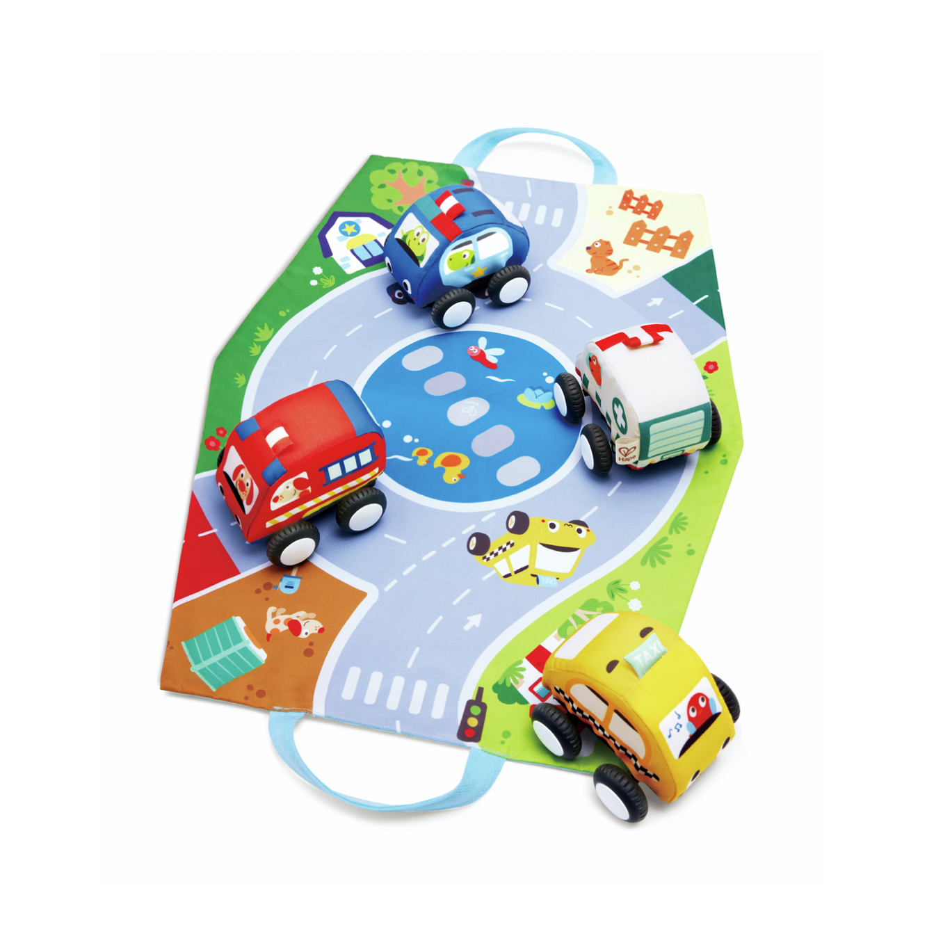 set-coches-de-peluche-hape4 Set Coches de Peluche - Hape