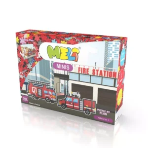Bloques Meli Mini Tematic 2 en 1 Bomberos