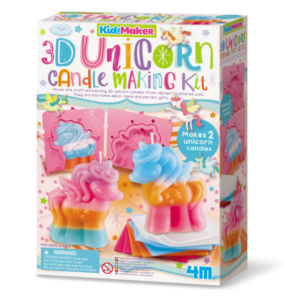 Crea Velas de Unicornio en 3D KidzMaker - 4M