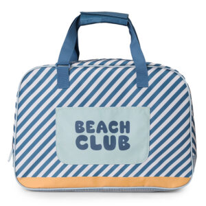 Bolso de Playa Antiarena con Rejilla Beach Club Azul - Monnëka