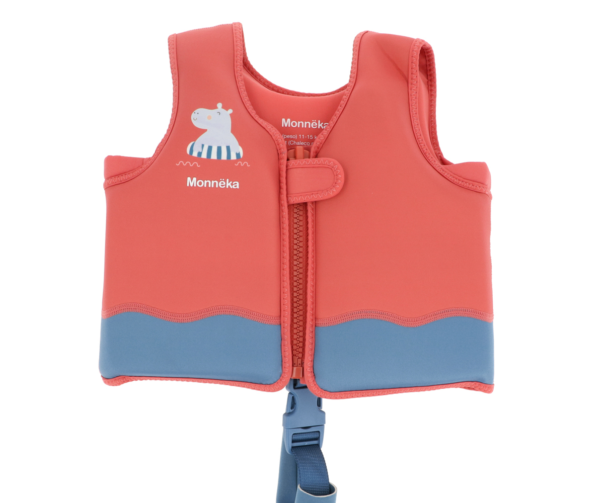 chaleco-flotador-aprendizaje-hippos-2-3-años-monneka Chaleco Flotador Aprendizaje Hippos 2-3 años - Monnëka