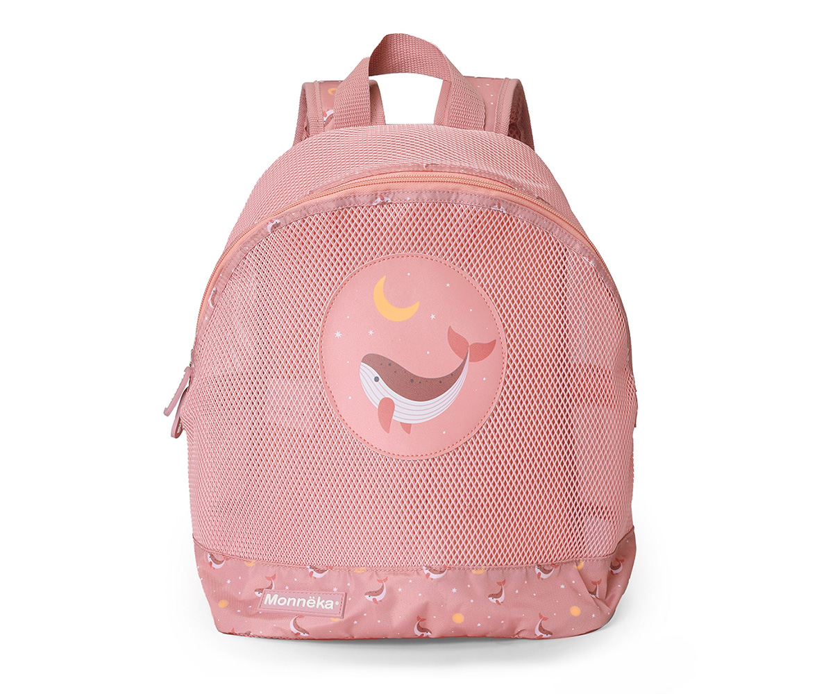 mochila-infantil-antiarena-whale-pink-monneka Mochila Infantil Antiarena Whale Pink - Monnëka