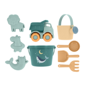 Set Juguetes de Playa Whale Teal - Monnëka