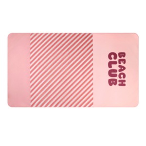 Toalla Playa Microfibra Stripes Azul - Monnëka