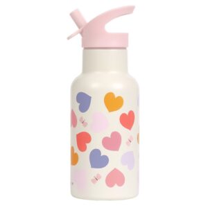 Botella de Acero 350 ml Corazones - A Little Lovely Company