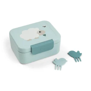 Caja Almuerzo Snack Tiny Farm Azul - Done By Deer