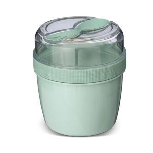 Fiambrera Snack N'ice Cup con Disco Refrigerante Green - Carl Oscar