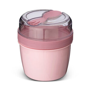 Fiambrera Snack N'ice Cup con Disco Refrigerante Pink - Carl Oscar